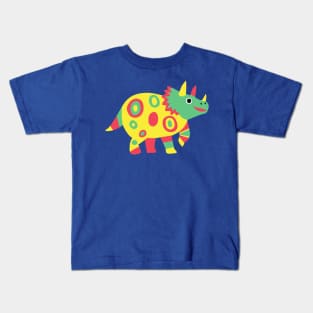 Triceratops Cartoon Kids T-Shirt